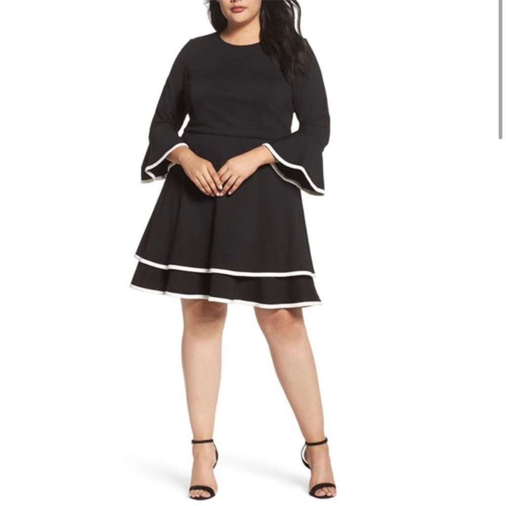 Eliza J Bell Sleeve Dress